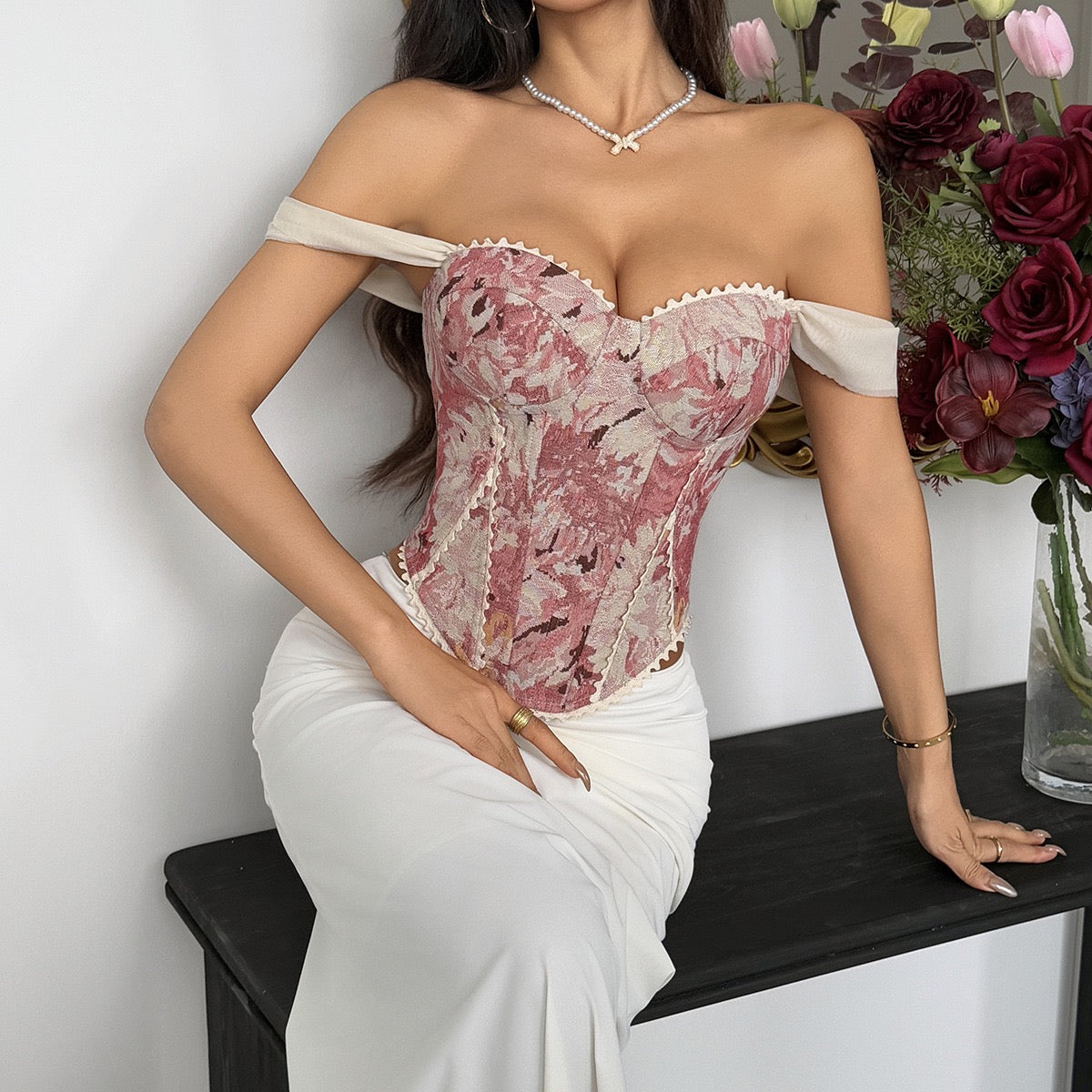 Velvet Bloom Corset