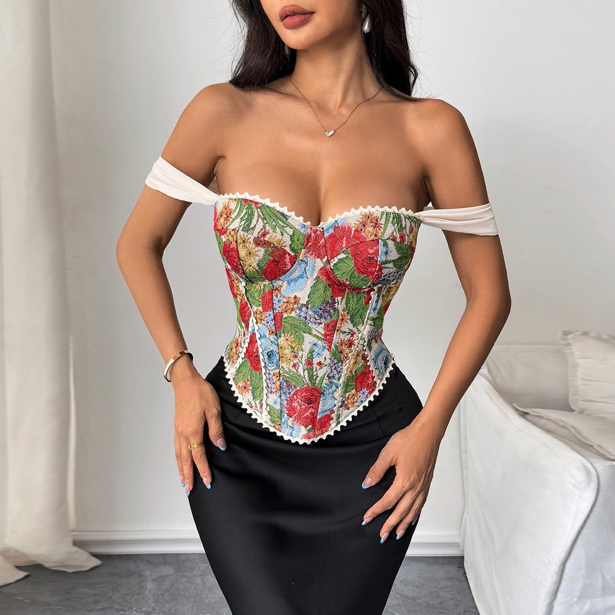 Velvet Bloom Corset