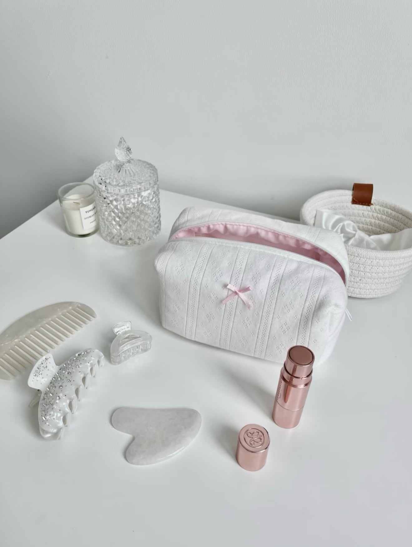 Petite Bow Makeup Bag