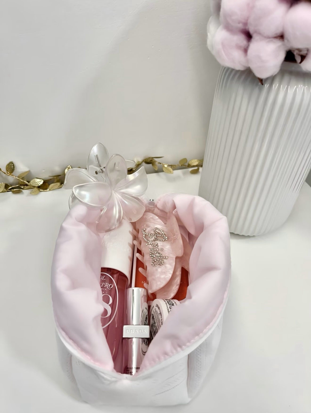 Petite Bow Makeup Bag