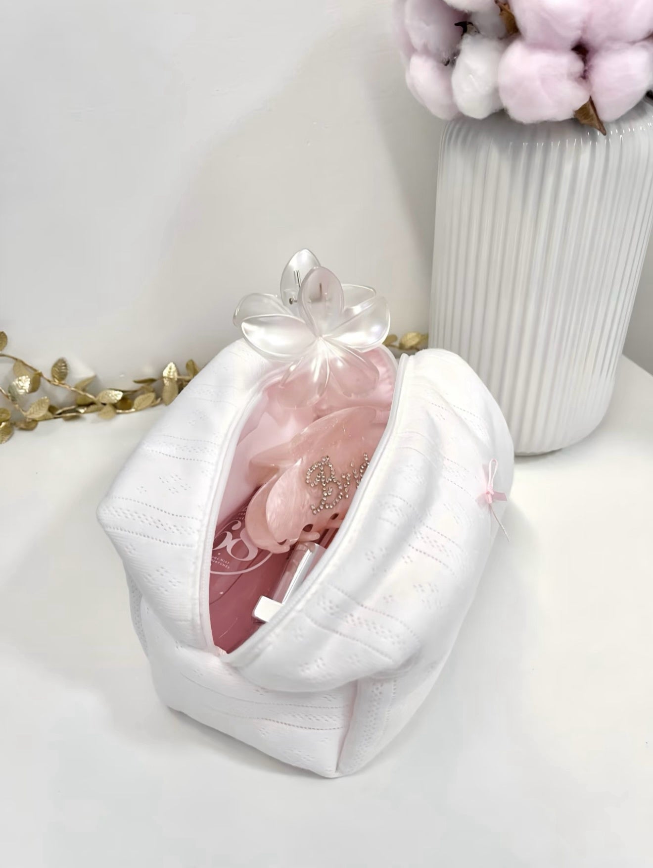 Petite Bow Makeup Bag