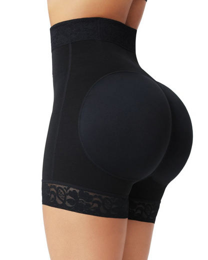 Silkye® Mid Waist Tummy Control Front Zipper High Compression Butt Lifter Shaper Fajas Shorts
