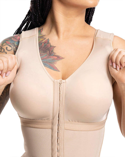 Adjustable Tummy Control Shapewear Fajas Colombianas with Bra