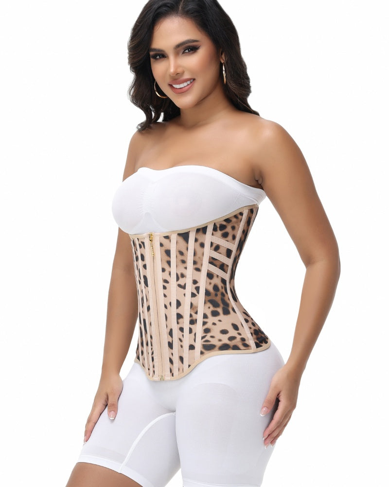 Curved Boned Waist Trainer For Women High Compression Tummy Control Tiny Waist Corset