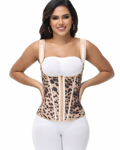 Waist Trainer for Women Body Shaper Corset Vest Tank Top with Steel Bones