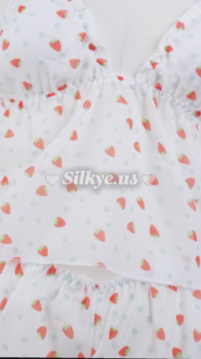 Polka-dot Sheer Cami Dress