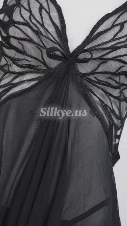 Butterfly Babydoll Black