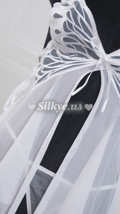 Butterfly Babydoll White